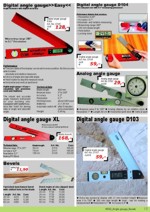 Digital Angle Gauges; Bevels; Analog Angle Gauge