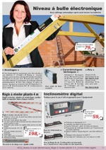 Niveau � bulle �lectronique; Level Box; Niveaux � eau alu; Mesureur d'inclinaison automatique