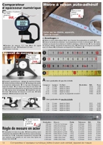 Compteur � poign�e; Latte de t�lescope 5 m; Sonic Tape; Pied � coulisse mural; Jauge telescopique