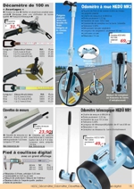 M�tre ruban jusque 100 m; Roues � mesurer; Clavettes de mesure; Talmeter & Talstabil; Pied � coulisse digital