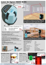 Laser de ligne HED� M-IIS; Lunettes; Panneau d'objectif