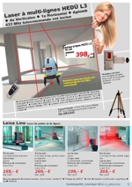 Multi-laser de lignes HED� L3; R�cepteur de laser; 3- et 5-laser de point