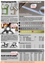 Vastags�gm�r�k; �ntapad�s m�r�szalagok; Hebor H50; Ac�l-m�r�rudak