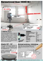 Keresztvonal-l�zer HED� M-I; Adapter 5/8" - 1/4"; Min�s�gi tan�s�tv�ny - Kalibr�l�jegy