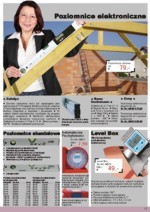 Poziomnice elektroniczne; Poziomnice aluminiowe; Automatyczny Pochyłomierz; Level Box