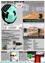 Laser liniowy HED� M-IIS; Okulary; Płytka centrujaca
