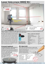 Laser linie-cruce HED� M-I; Adaptor 5/8" - 1/4"