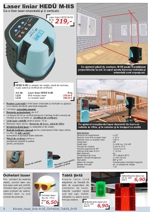 Laser liniar HED� M-IIS; Ochelari laser; Tablă ţintă