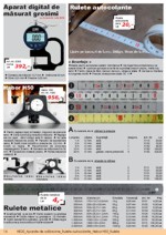 Aparat digital de măsurat grosimi; Rulete autocolante; Hebor H50; Rulete metalice