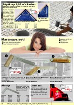 B�y�k a�� 1,95 m�e kadar; Marangoz seti; Alu-a�i; Lazer a�i