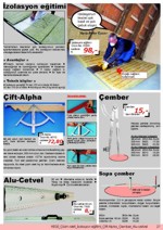 Izolasyon egitimi; �ift-Alpha; �ember; Alu-Cetvel; Sopa �ember