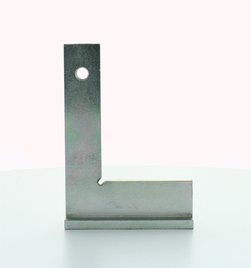 Machinist square with base 100 mm