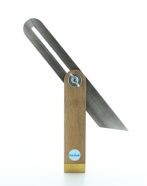 Joiner's bevel beech 25 cm with brass fittings