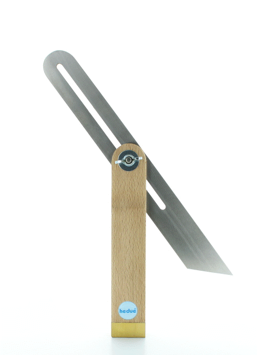 Joiner's bevel beech 30 cm with brass fittings
