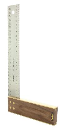 Joiner's Square Walnut 250 mm Stainless steel leaf 45 mm