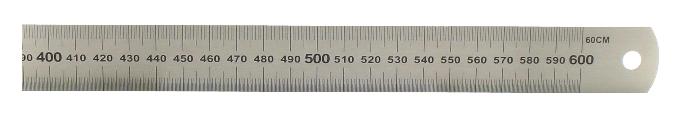 Steel ruler 60 cm