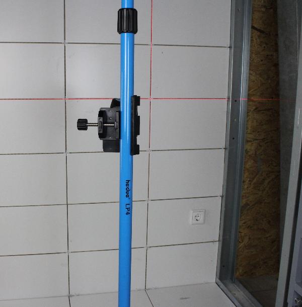 Telescopic support pole hedue LP4 3.6 m