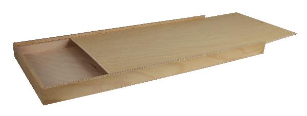 Caixa de madeira para vara de medir parede 