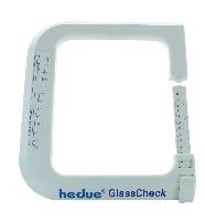 Instrumento de medição de vidro hedue GlassCheck 