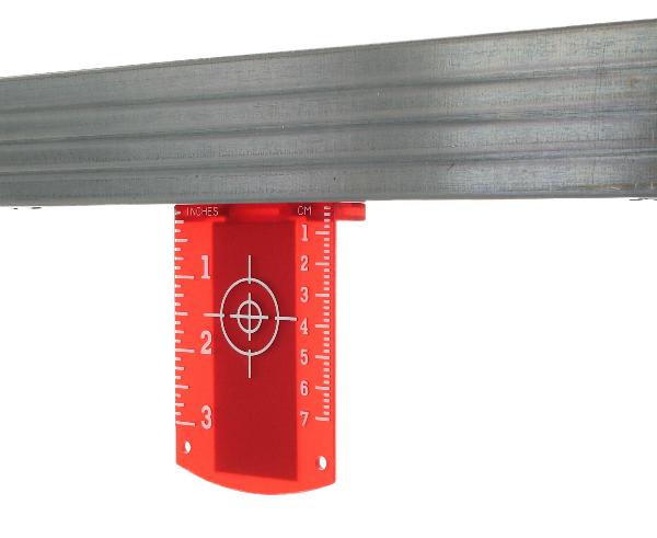 Lasermåltavle (rød)
