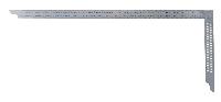 Carpenter's square hedue ZN 1000 mm with mm scale type B and marking holes