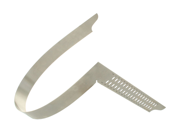 Carpenter's square hedue ZV 1000 mm with mm scale type A