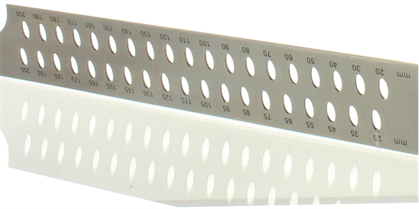 Carpenter's square hedue ZV 600 mm with mm scale type A and marking holes