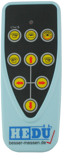 Remote control for rotary laser hedue R1, R2, R3 and Q2