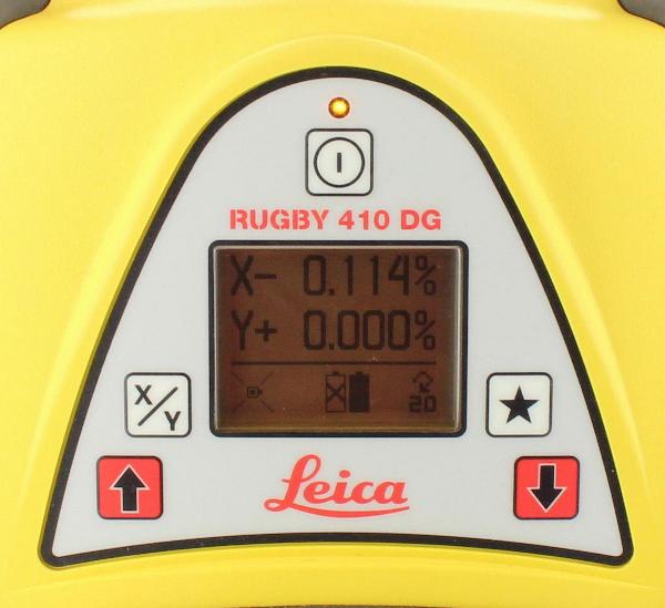 Láser giratorio Leica Rugby 410DG con Rod-Eye 140 Classic