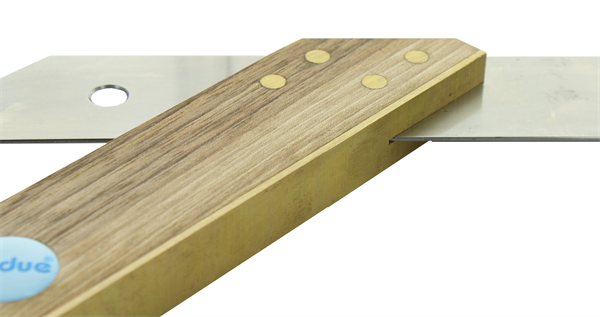 Mètre à onglet 250 mm noyer