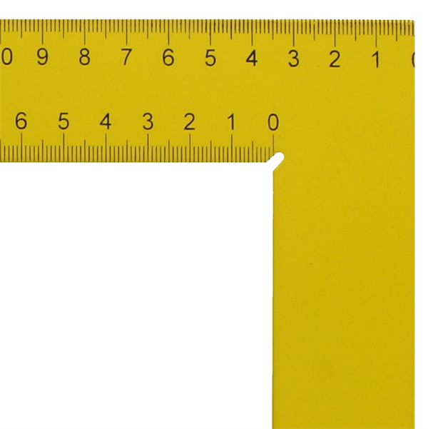 Squadra da carpentiere ZY 1000 mm con scala in mm tipo A