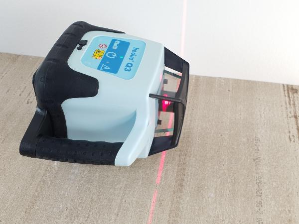 Rotasjonslaser hedue Q3 i systainer med mottaker E2