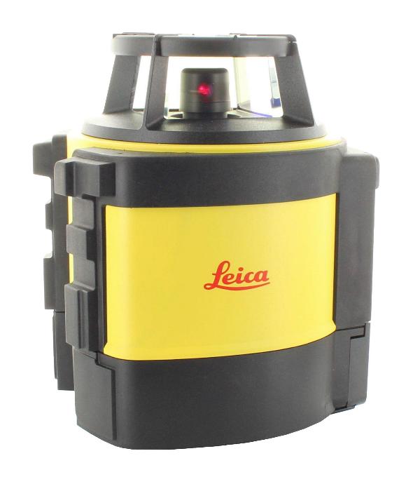 Leica roterende laser Rugby 840 met batterijen en Rod-Eye 180 Digital RF
