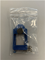 Kunstoffschieber W450 mit Schraube und Nieten