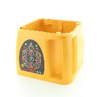 Gehäuse mit Griff, Tastatur und Kabel