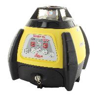 Laser obrotowy Leica Rugby 55 z baterią, ładowarką i Rod-Eye Basic