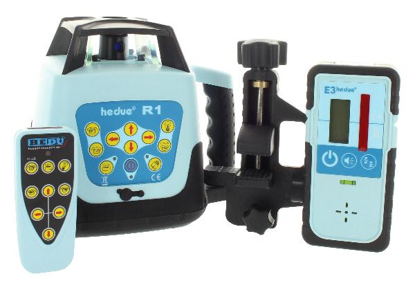 Hedue laser de rotação R1 com recetor de laser E3