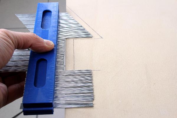 Medidor de contorno PS1 2 x 20 cm