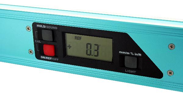 Nível de bolha digital hedue DL2 60 cm com íman