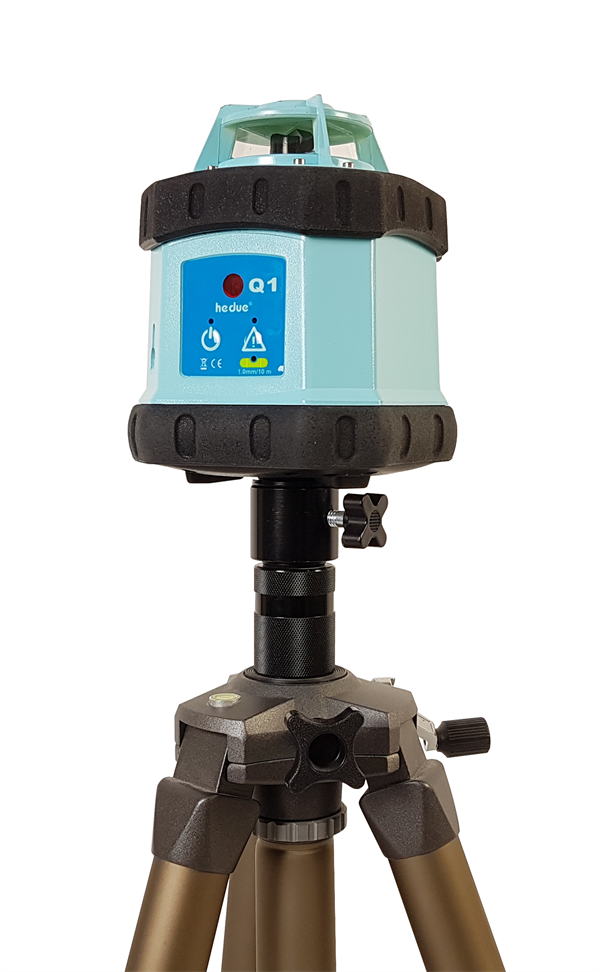 Rotação do laser hedue Q1 no caso do recetor E2
