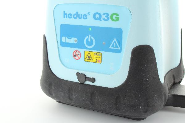 Rotationslaser hedue Q3G i systainer med mottagare E2