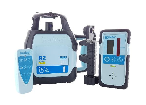 Rotationslaser hedue R2 i systainer med mottagare E3