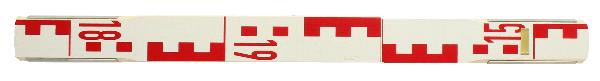 Nivellierzollstock 3 m